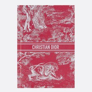 DIOR - Red Riviera Notebook - Toile de Jouy - Brand new!
